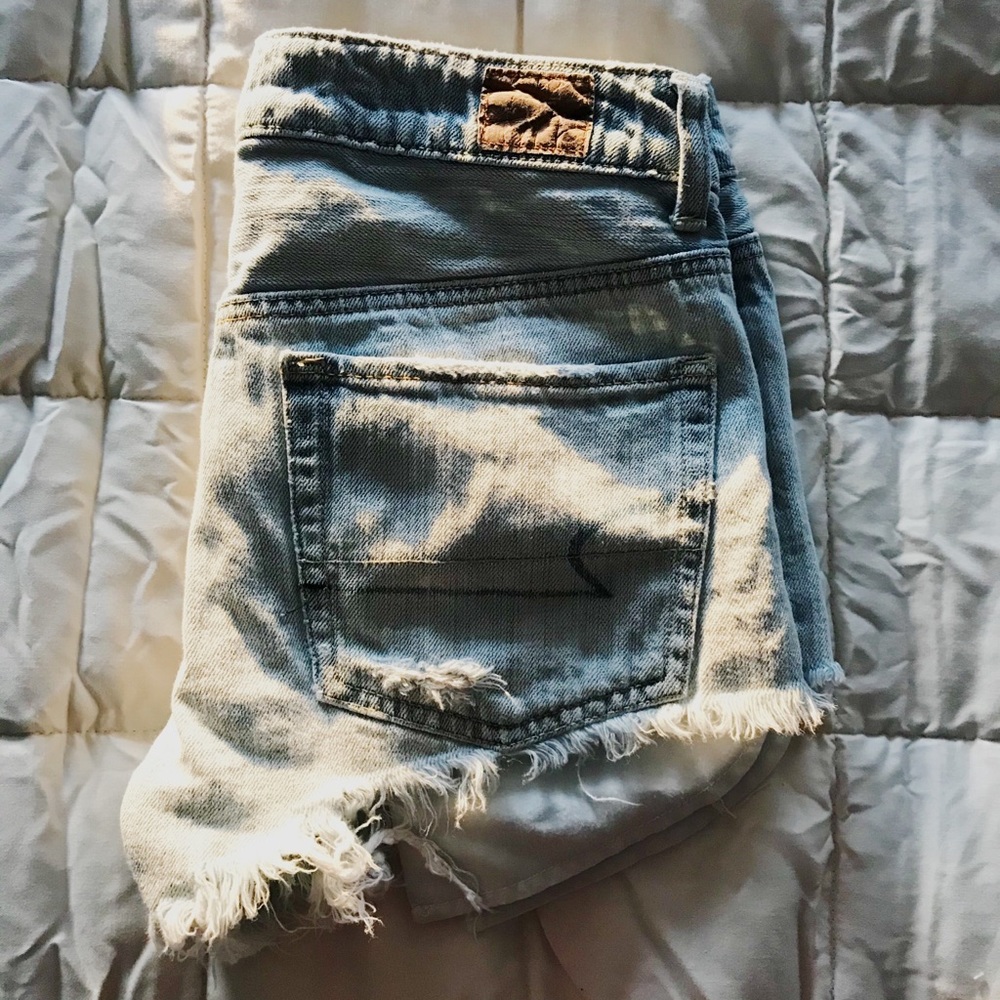 American Eagle Distressed Jean Shorts